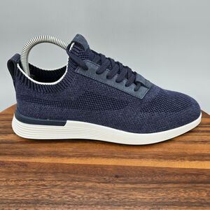 Wolf and Shepherd Knit Trainer Shoes Men's 6 / 6.5 Navy Blue Athletic Sneakers